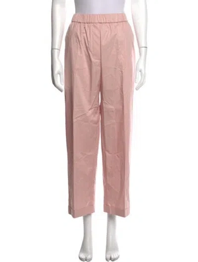 Pre-owned Peserico Straight Leg Pants In Pink