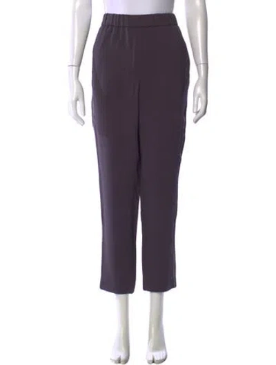 Pre-owned Peserico Straight Leg Pants In Purple