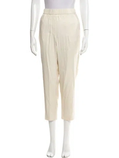 Pre-owned Peserico Straight Leg Pants W/ Tags In White