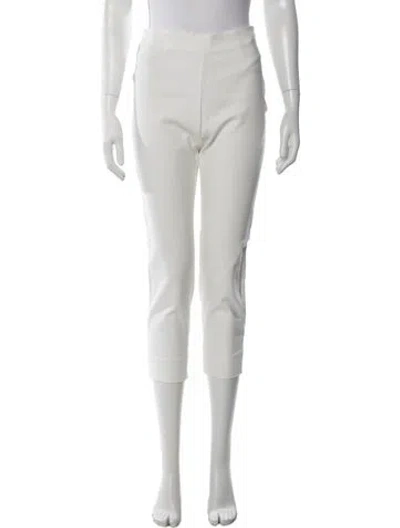 Pre-owned Peserico Straight Leg Pants In White