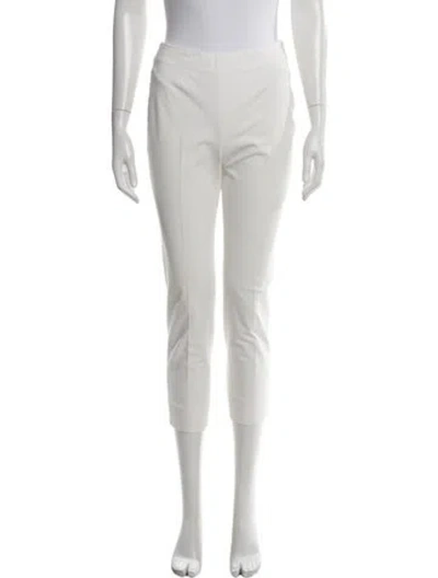 Pre-owned Peserico Straight Leg Pants In White
