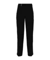 Peserico Tailored Trousers With Elegant Fit And High-quality Fabric In Black