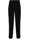 Peserico Tailored Trousers With Elegant Fit And High-quality Fabric In Black