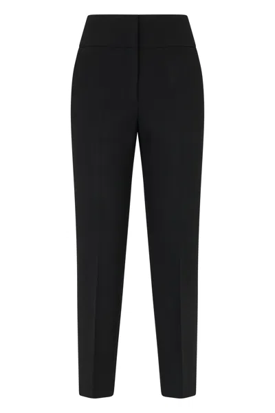 Peserico Straight-leg Trousers In Black