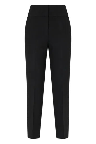 Peserico Straight-leg Trousers In Black