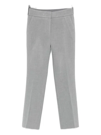 Peserico Straight-leg Trousers In Gray