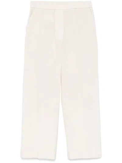Peserico Straight-leg Trousers In Neutrals