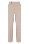 Peserico Straight-leg Trousers In Pink