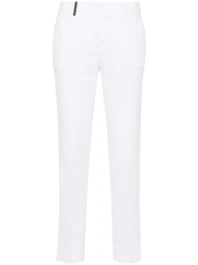 Peserico Straight Leg Trousers In White