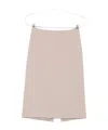 Peserico Straight Skirt In Pink