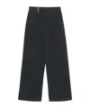 Peserico Flare Bottom Trousers In Black