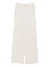 Peserico Straight Trousers In White