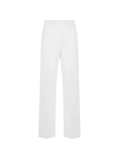 Peserico Straight-leg Trousers In White