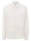 Peserico Stretch Cotton Poplin Shirt In White