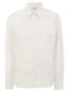 Peserico Stretch Cotton Poplin Shirt In White