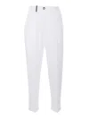 Peserico Women's Cropped Pants In Bianco