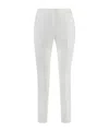 Peserico Cotton Trousers In White