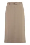 Shop Peserico Stretch Pencil Skirt