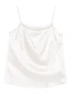Peserico Stretch-silk Top In White