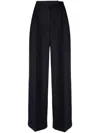 Peserico Stretch Wool Trousers In Basalt Blue