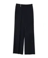 Peserico Striped Detail Casual Pants In Black