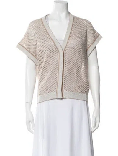 Pre-owned Peserico Striped Jacket In Multi