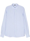 Peserico Striped Linen Shirt In White