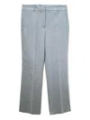 Peserico Striped-pattern Trousers In Blue