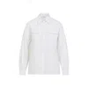Peserico Concealed Button Long Sleeve Blouse