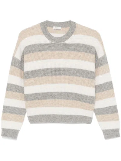 PESERICO STRIPED SWEATER