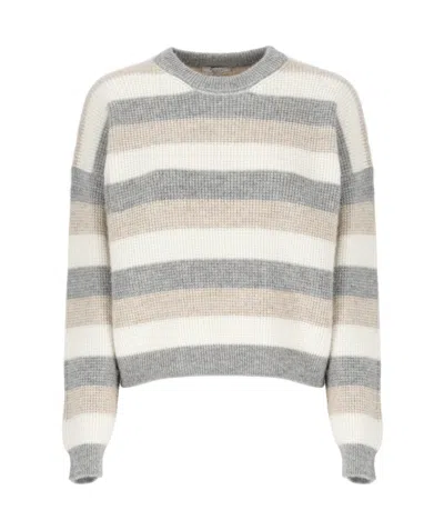 PESERICO STRIPED SWEATER