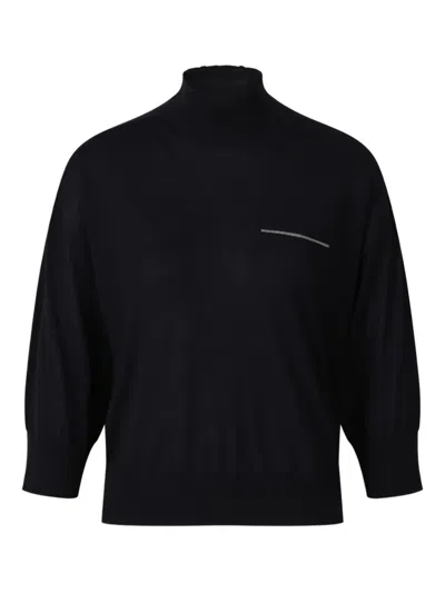 PESERICO STUD-EMBELLISHED SWEATER