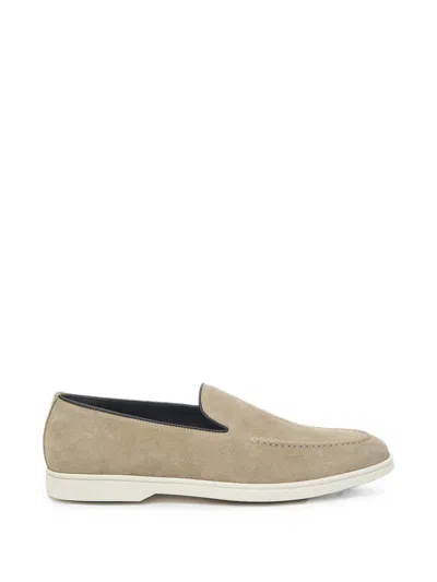 Peserico Suede Slip-on Sneakers In Brown