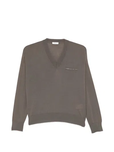 Peserico Sweater In Gray
