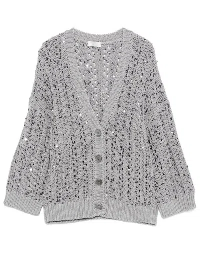 Peserico Sweater In Gray