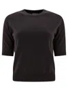 Peserico Sweater With Punto Luce Detailing In Multi