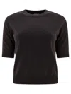 Peserico Sweater With Punto Luce Knitwear In Grey
