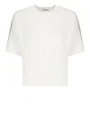 Peserico White Linen And Cotton Sweater In White