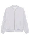 Peserico Bead-embellished Zip-up Sweatshirt In Grey