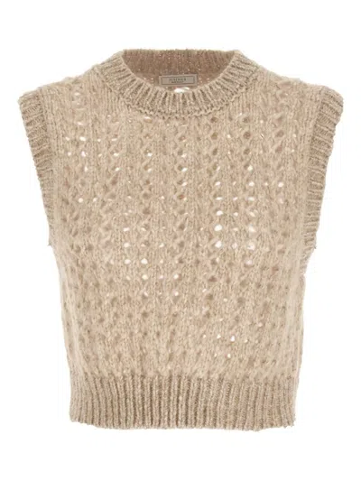 Peserico Sweaters In Neutral