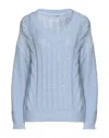 Peserico Sweaters In Pastel Blue