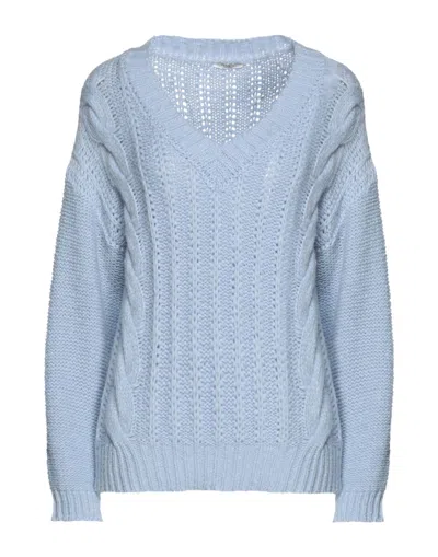 Peserico Sweaters In Pastel Blue