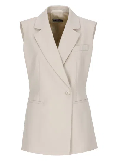 Peserico Sweaters In Neutral