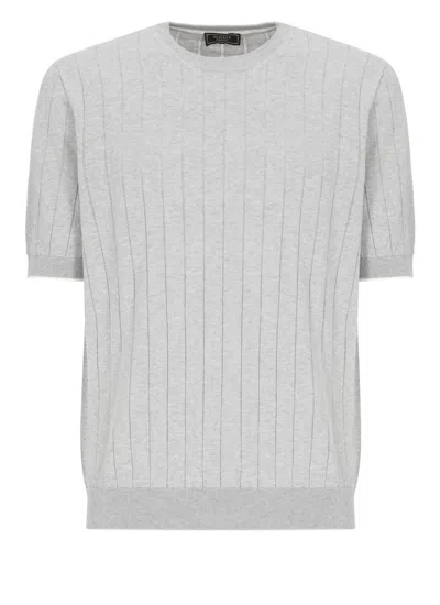 Peserico T-shirts And Polos In Gray