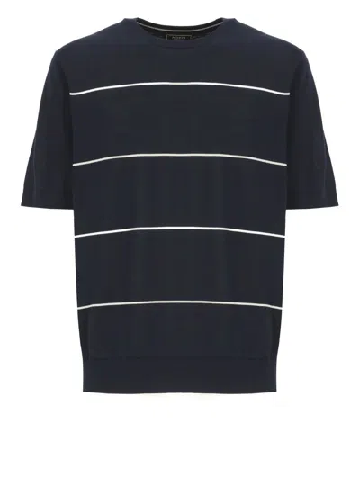 Peserico T-shirts And Polos In Blue
