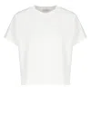 Peserico Sheer Crewneck Knitwear Raglan Sleeves In White