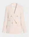 Peserico Tailored Double-breasted Blazer In Neutral