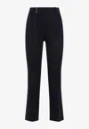 Peserico Ottoman Flared Pants In Blue