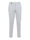 Peserico Tailored Grey Trousers With Straight Leg Cut In Gray