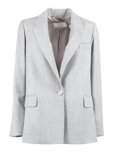 PESERICO TAILORED JACKET WITH NOTCHED LAPELS